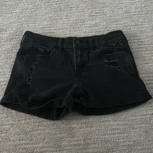 Old navy jean shorts, black, size 6